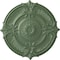 Ekena Millwork Attica Acanthus Leaf Ceiling Medallion (Canopies up to 4 5/8"), 53 1/2"OD x 3 1/2"P, Athenian Green CM53ATAGF - alternate 1
